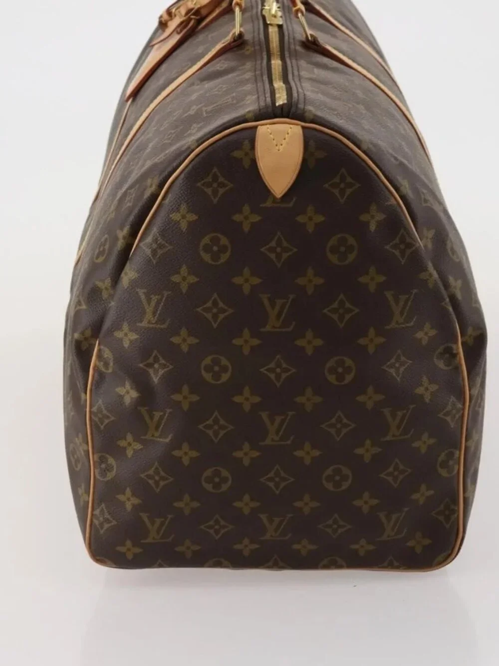 LOUIS VUITTON Monogram Keepall 60 Boston Bag M41422 LV Auth 187296V